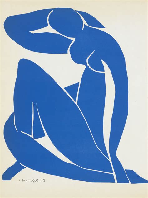 matisse blauer akt|Henri Matisse. Blue Nude II. 1952